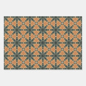 Etnische Amerikaanse Boho Art Patroon Set 1 Inpakpapier Vel (Voorkant)