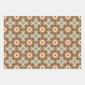 Etnische Amerikaanse Boho Art Patroon Set 2 Inpakpapier Vel (Voorkant)