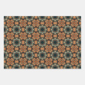 Etnische Amerikaanse Boho Art Patroon Set 3 Inpakpapier Vel (Voorkant 3)