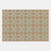 Etnische Amerikaanse Boho Art Patroon Set 6 Inpakpapier Vel (Voorkant 2)