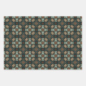 Etnische Amerikaanse Boho Art Patroon Set 7 Inpakpapier Vel (Voorkant 3)
