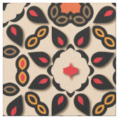 Etnische Arabesque Geometric Boho Chic Patroon Stof (Close Up)