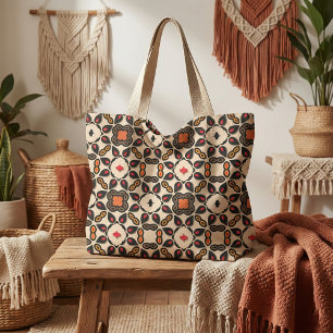 Etnische Arabesque Geometric Boho Chic Patroon Stof