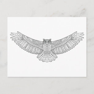 Etnische arendsol briefkaart