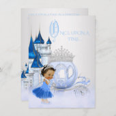 Etnische Assepoester Ooit Prinses Kaart (Voorkant / Achterkant)