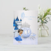 Etnische Assepoester Ooit Prinses Kaart (Staand voorkant)