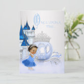 Etnische Assepoester Ooit Prinses Kaart (Staand voorkant)