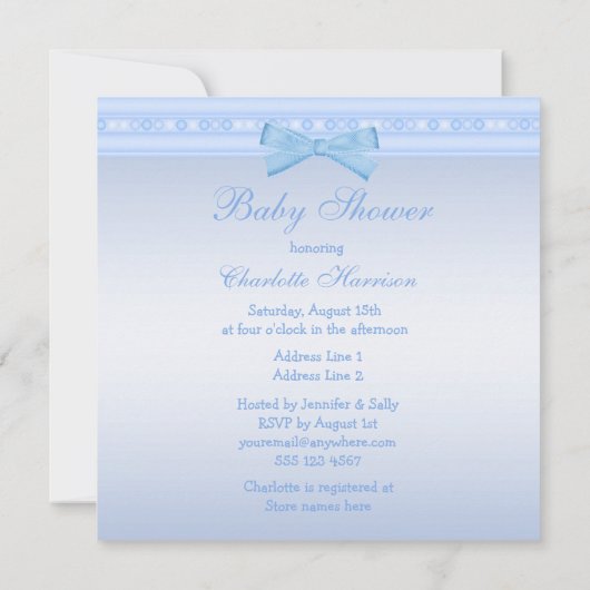 Etnische Baby Boy in Prince Coach Blauw Baby showe Kaart (Achterkant)