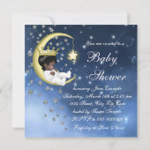 Etnische baby shower kaart (Achterkant)