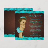 Etnische baby shower kaart (Voorkant / Achterkant)