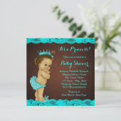 Etnische baby shower kaart (Staand voorkant)