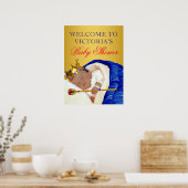 Etnische Baby shower Poster (Keuken)