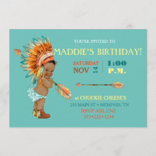 Etnische babymeisjes Inheemse Bijvoorbeeld Moccasi Kaart