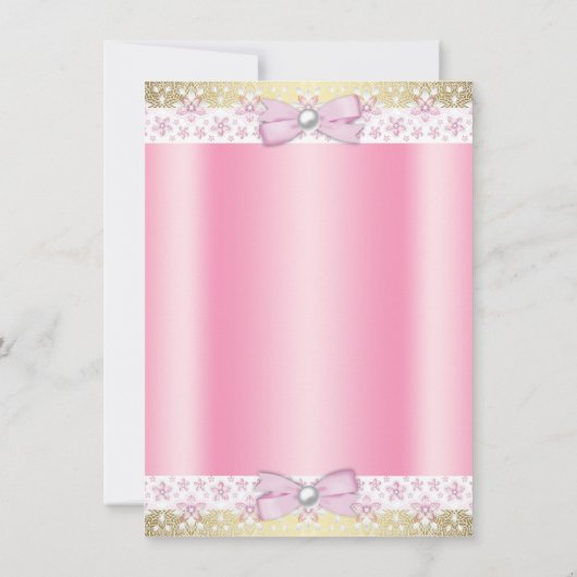 Etnische Ballerina Tutu Baby Meisje Dank je Bedankkaart (Achterkant)