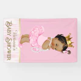 Etnische Ballerina Tutu Pearl Baby shower Spandoek
