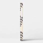 Etnische bladachtergrondkunst. Naadloos patroon in Case-Mate iPhone Case (Achterkant / Links)