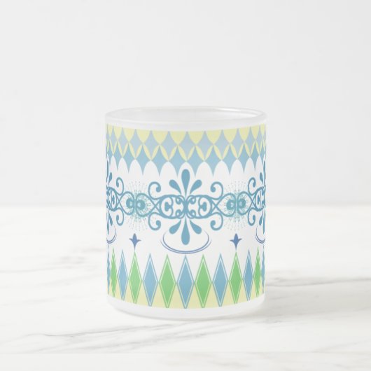 Etnische blauwe Mok 02 (Center)