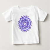 Etnische blauwgroen mandala. monogram. (Voorkant)
