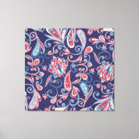Etnische bloemen: Abstract oosters naadloos.