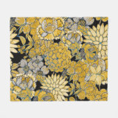 Etnische bloemen: creatieve Paisley textuur. Fleece Deken (Voorkant (Horizontaal))