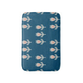 Etnische bloemen:  decoratief Ornament Badmat (Voorkant Verticaal)