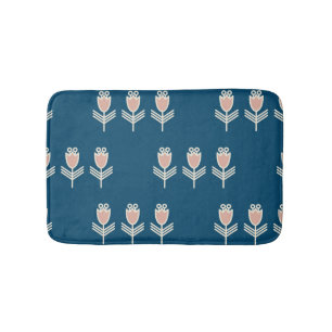 Etnische bloemen:  decoratief Ornament Badmat