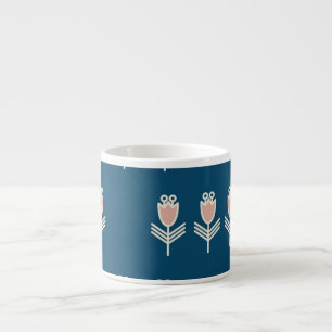 Etnische bloemen: decoratief Ornament Espresso Kop