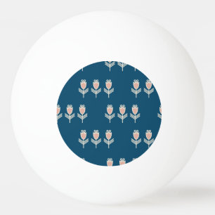 Etnische bloemen: decoratief Ornament Pingpongbal