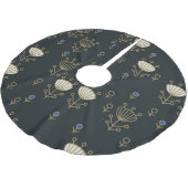 Etnische bloemen:  sierontwerp kerstboom rok (Gekanteld)