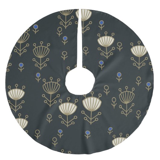 Etnische bloemen:  sierontwerp kerstboom rok (Voorkant)