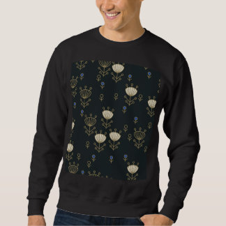 Etnische bloemen: sierontwerp trui