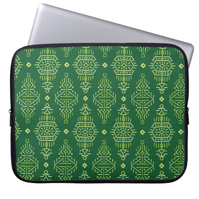 Etnische Boho: Creatieve Tribal Naadloos. Laptop Sleeve (Voorkant)