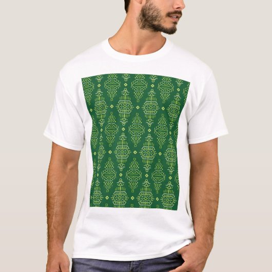 Etnische Boho: Creatieve Tribal Naadloos. T-shirt (Voorkant)