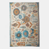 Etnische Boho Elementen Keuken Handdoek (Verticaal)