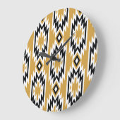Etnische boho: geometrisch patroon. grote klok (Hoek)