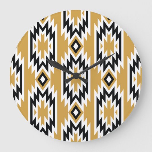 Etnische boho: geometrisch patroon. grote klok (Voorkant)