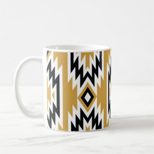 Etnische boho:  geometrisch patroon. koffiemok