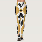 Etnische boho: geometrisch patroon. leggings (Achterkant)