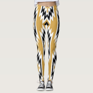 Etnische boho: geometrisch patroon. leggings