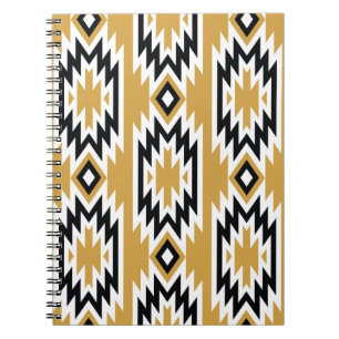 Etnische boho: geometrisch patroon. notitieboek