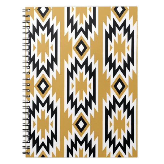 Etnische boho: geometrisch patroon. notitieboek (Voorkant)