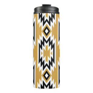 Etnische boho: geometrisch patroon. thermosbeker
