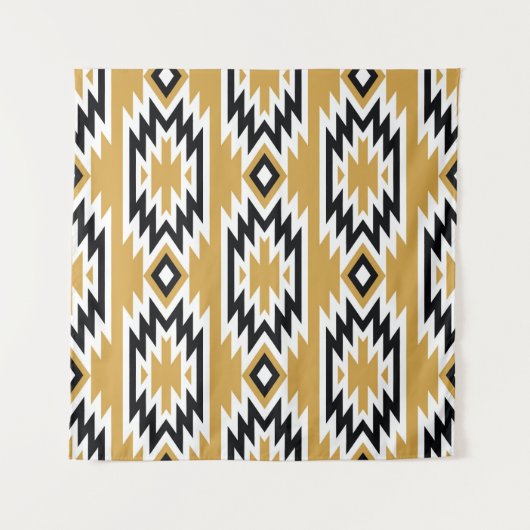 Etnische boho:  geometrisch patroon. wandkleed (Voorkant)