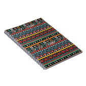 Etnische boho: geometrische pixelprint notitieboek (Rechterzijde)