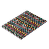 Etnische boho: geometrische pixelprint notitieboek (Linkerzijde)