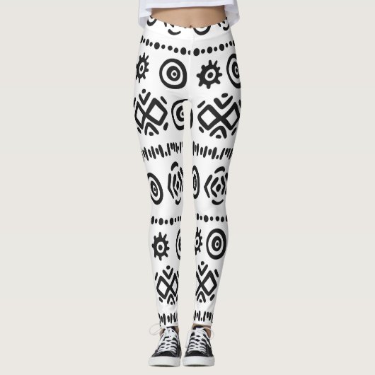 Etnische boho-leggings leggings (Voorkant)