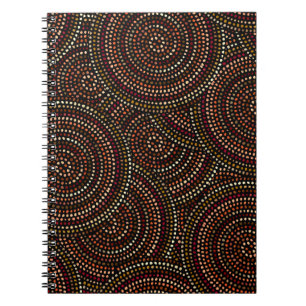 Etnische boho naadloos in afrikaanse stijl op b notitieboek