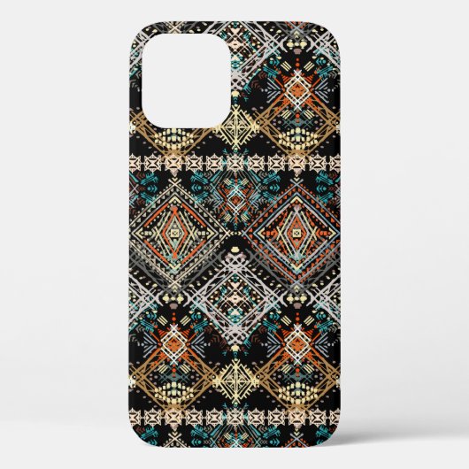 Etnische boho naadloos patroon. Ethno-versiering.  Case-Mate iPhone Case (Achterkant)