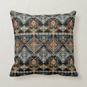 Etnische boho naadloos patroon. Ethno-versiering.  Kussen