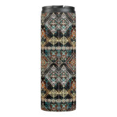 Etnische boho naadloos patroon. Ethno-versiering.  Thermosbeker (Achterkant)